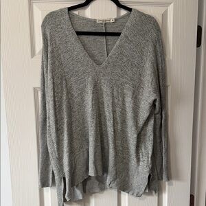 Chance or Fate Gray V-Neck Sweater